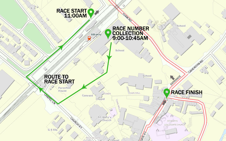 How to get to the race start...